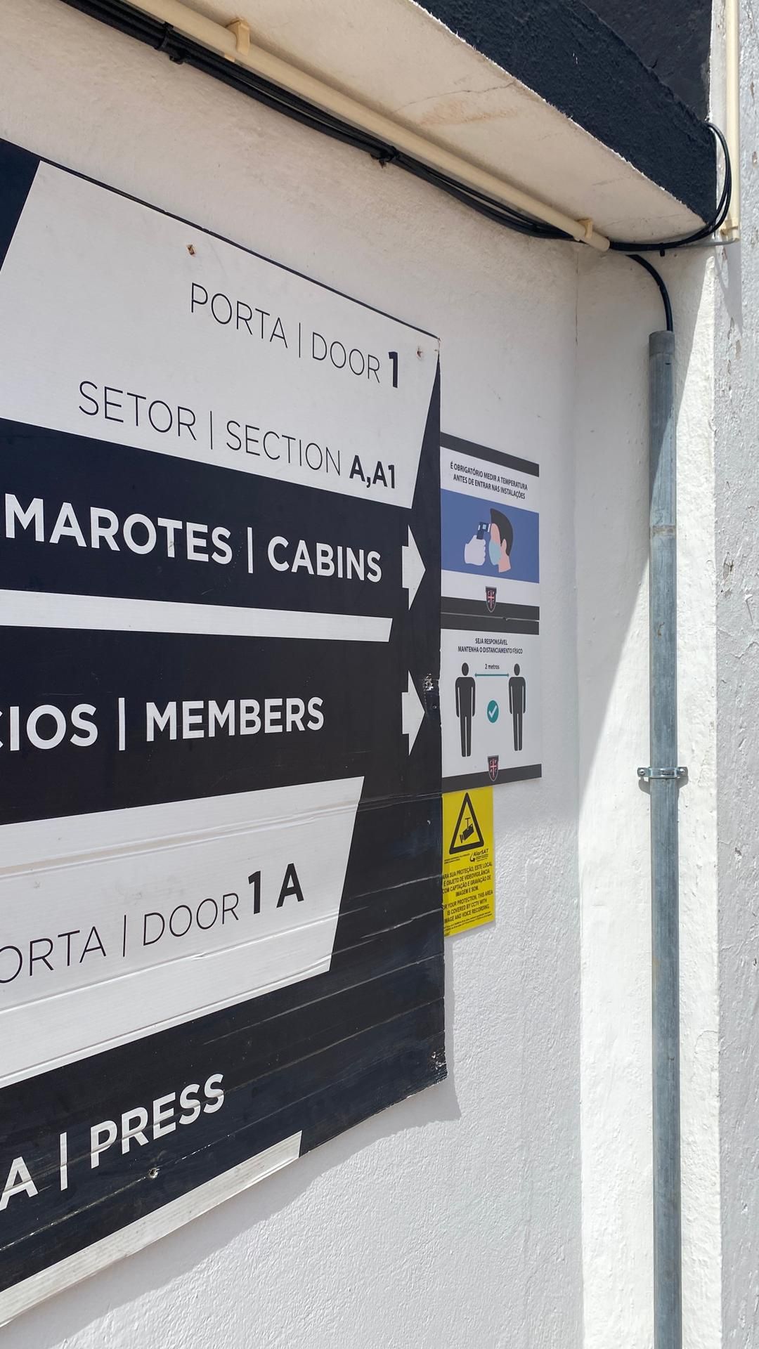 Futebol Profissional a postos para receber adeptos