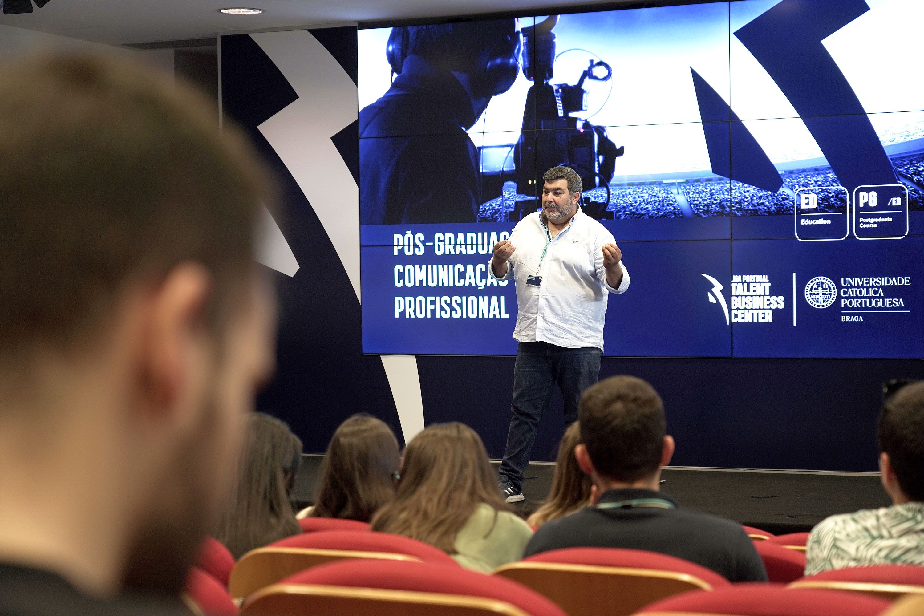 Manuel Chaves, Nuno Vieira e João Ricardo Pateiro partilham experiências na “Pós”