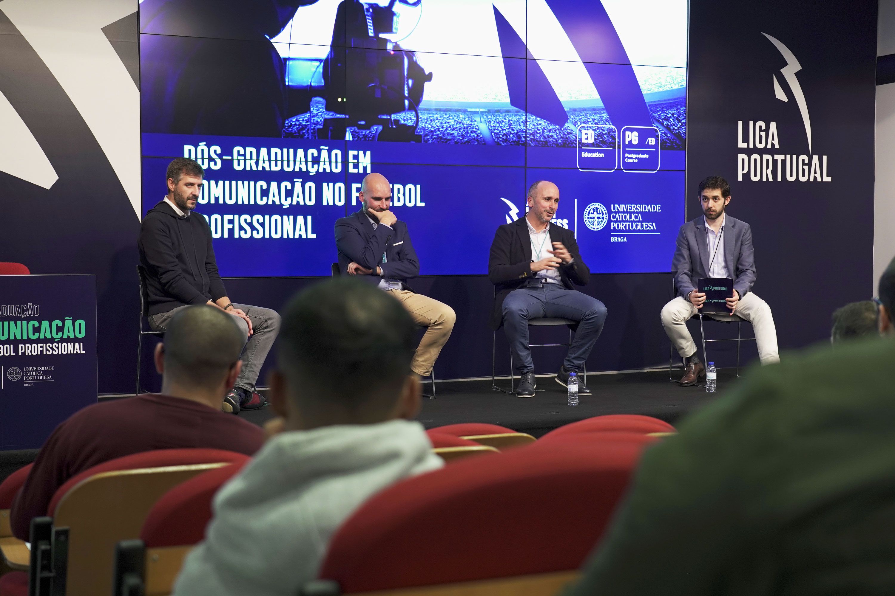 Mesa redonda na Pós-Graduação em Comunicação no Futebol Profissional