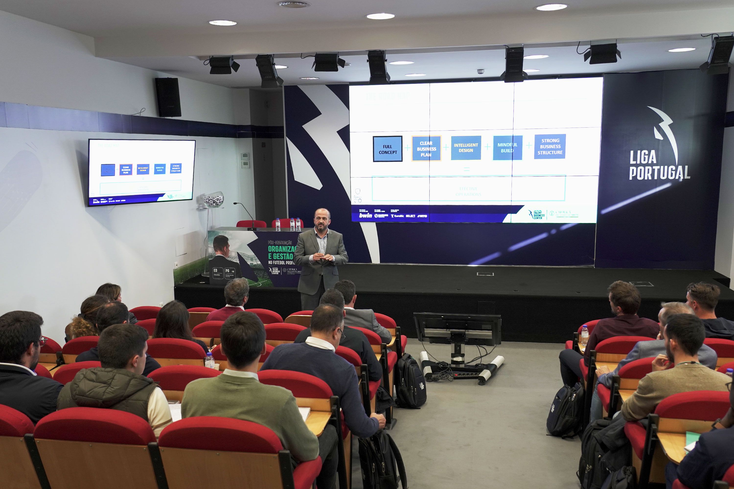 Helena Pires, Roberto Domingues e Luís Silva em Organização e Gestão