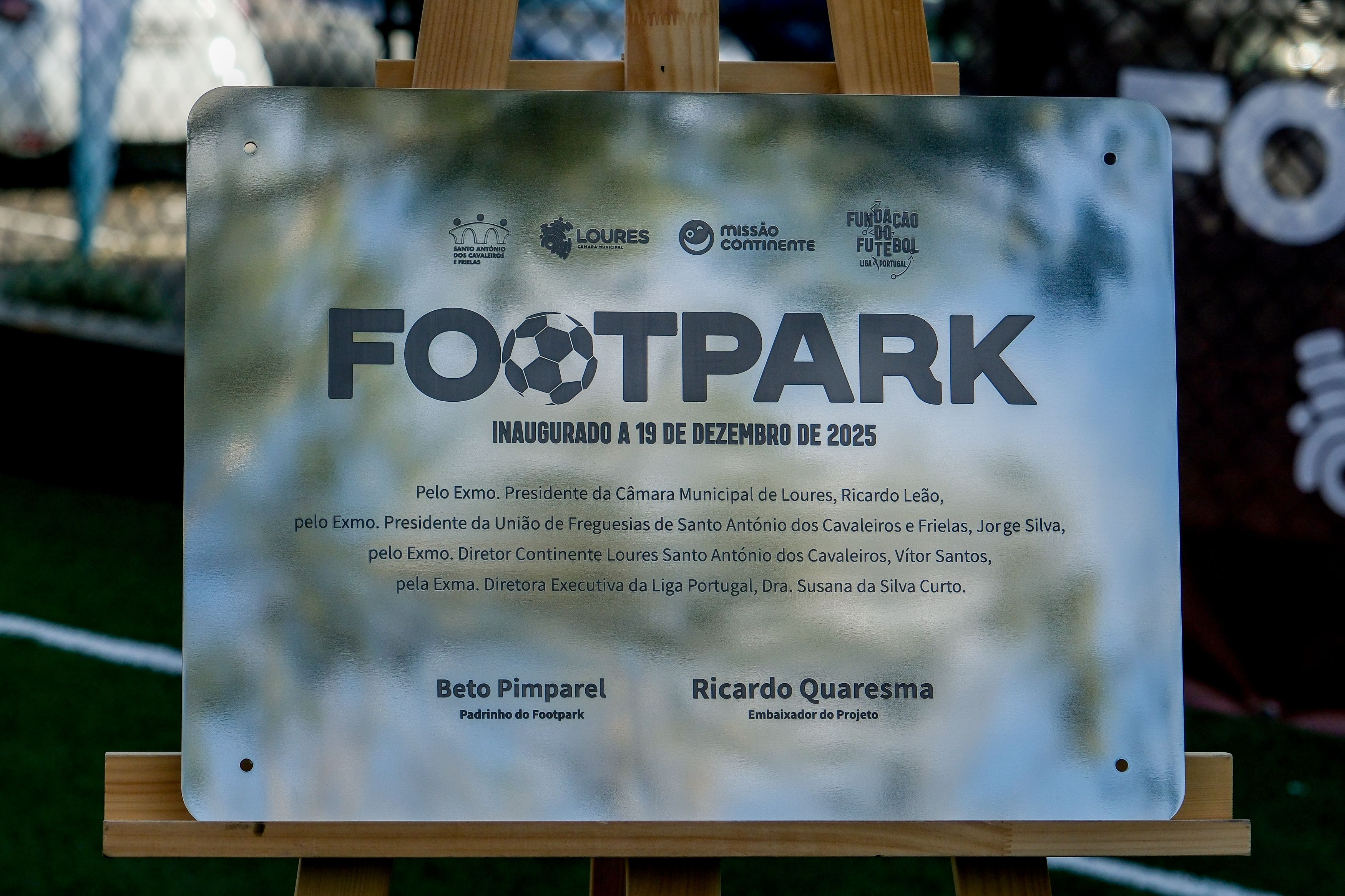 Novo campo do projeto FOOTPARK inaugurado em Loures