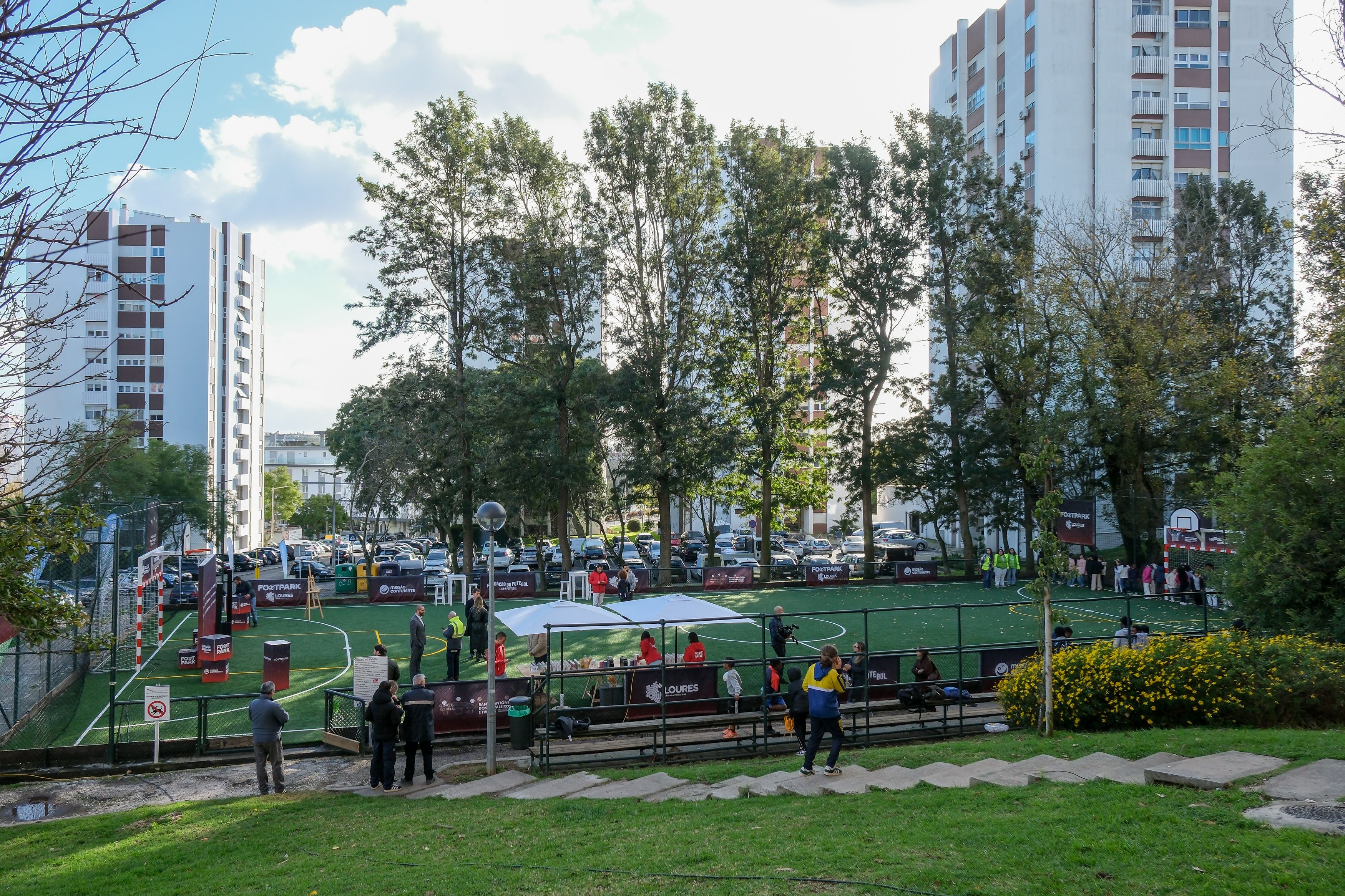 Novo campo do projeto FOOTPARK inaugurado em Loures