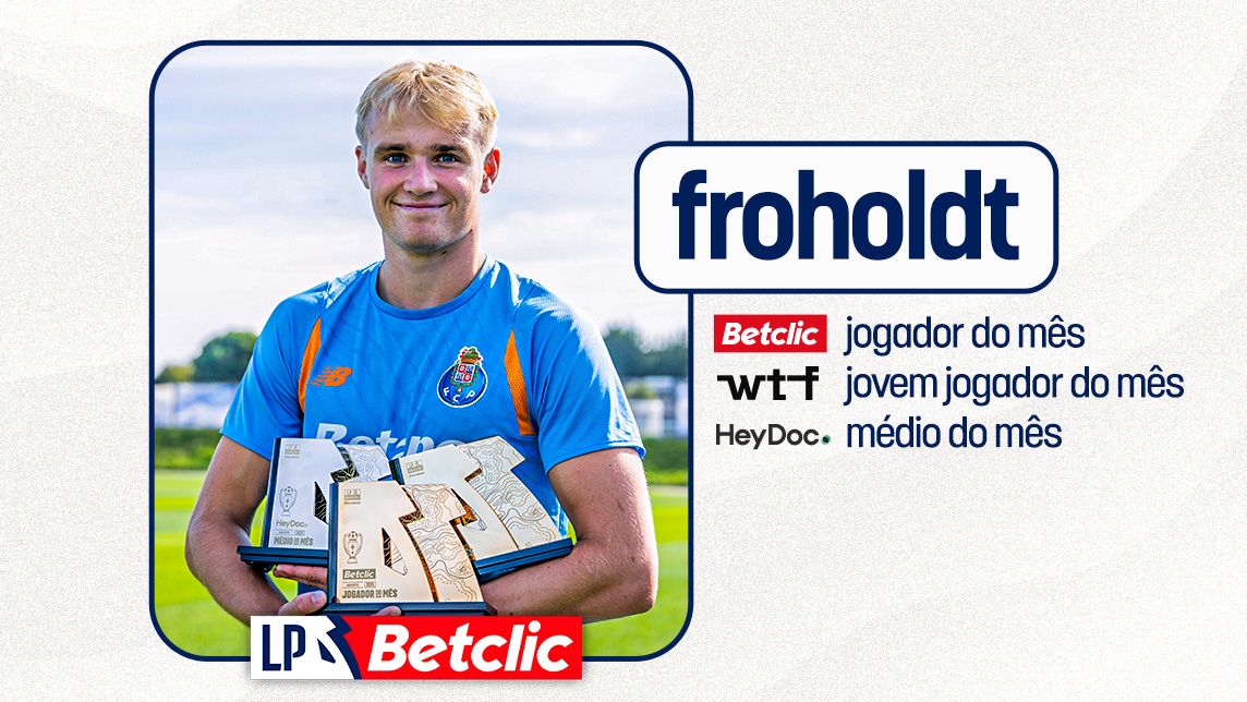 ‘Hat trick' de prémios para Froholdt