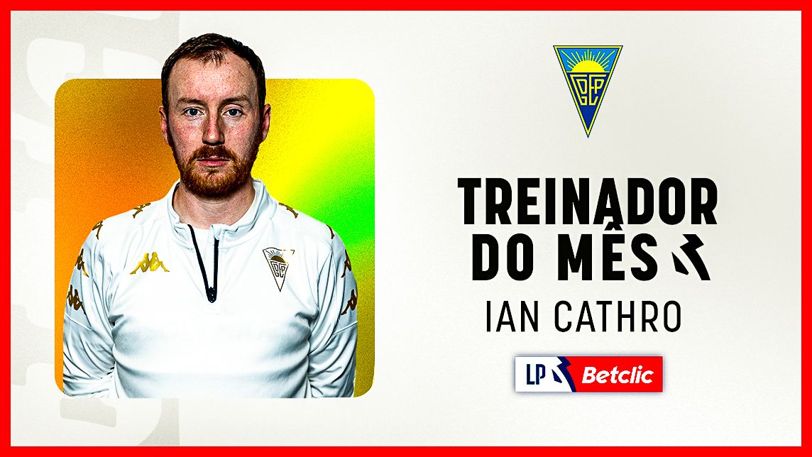 Liga Portugal - Ian Cathro distinguido com o Prémio Treinador do Mês