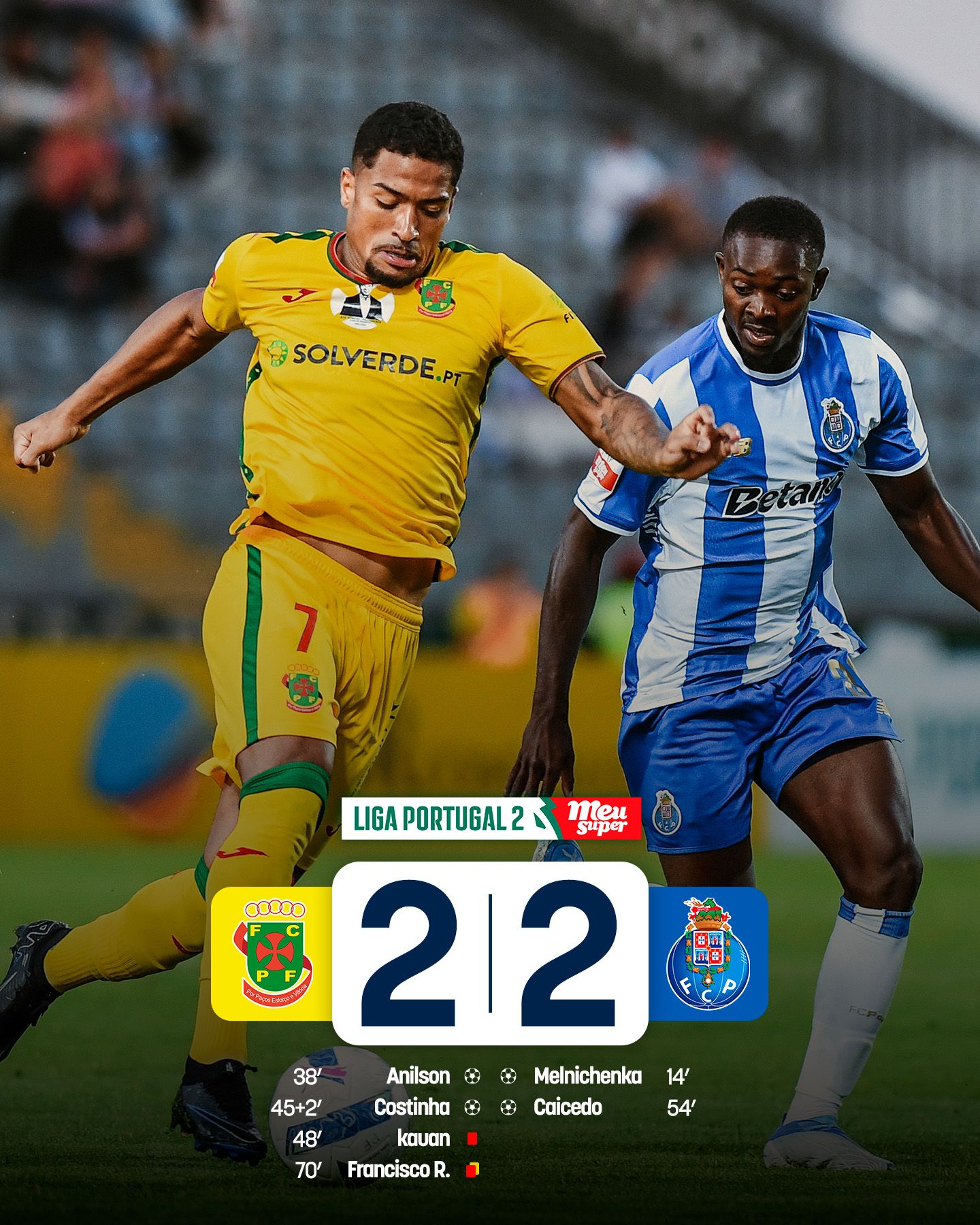 FC P. Ferreira vs FC Porto B - Liga Portugal 2 Meu Super