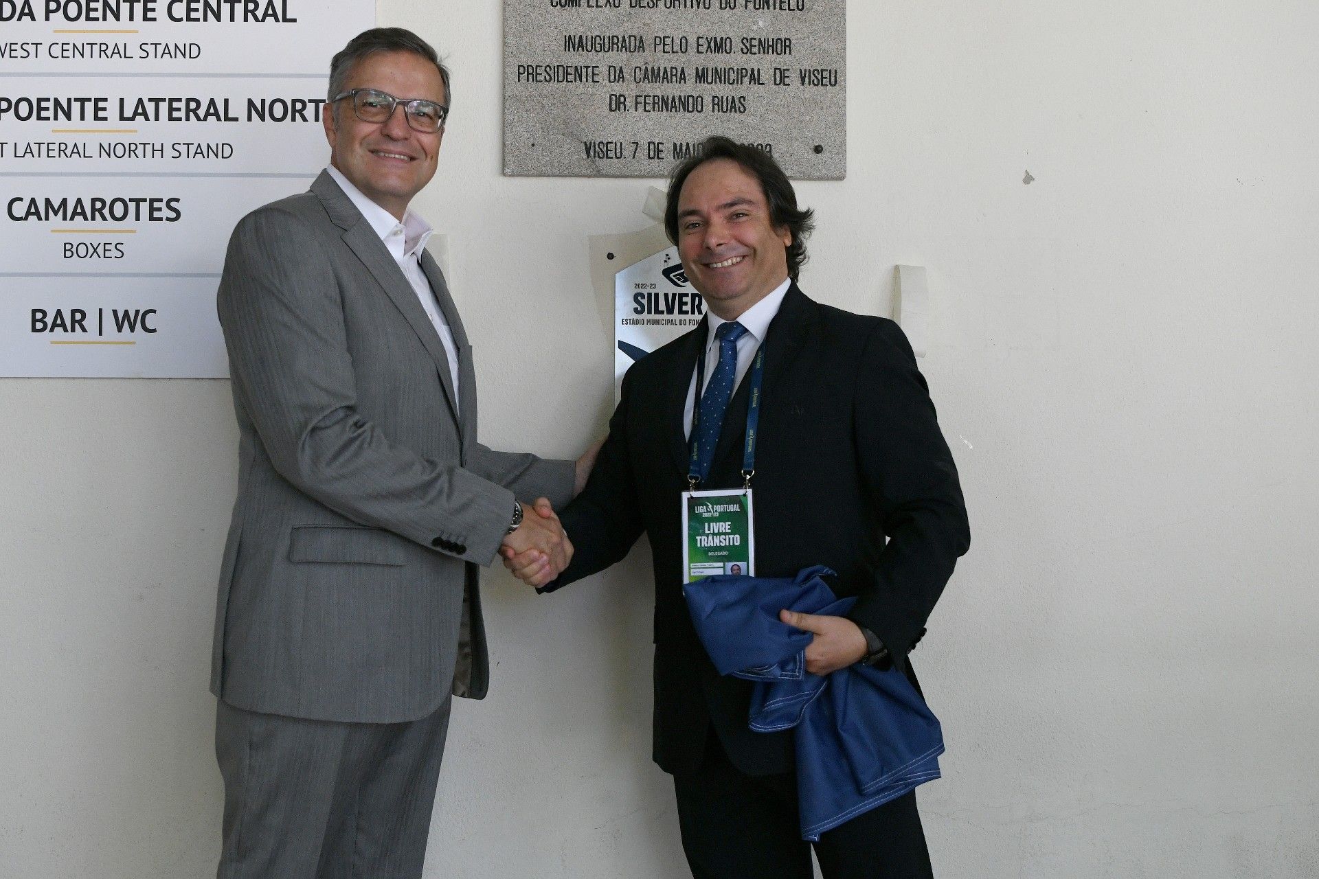 Liga Portugal entregou placas de certificação de estádios