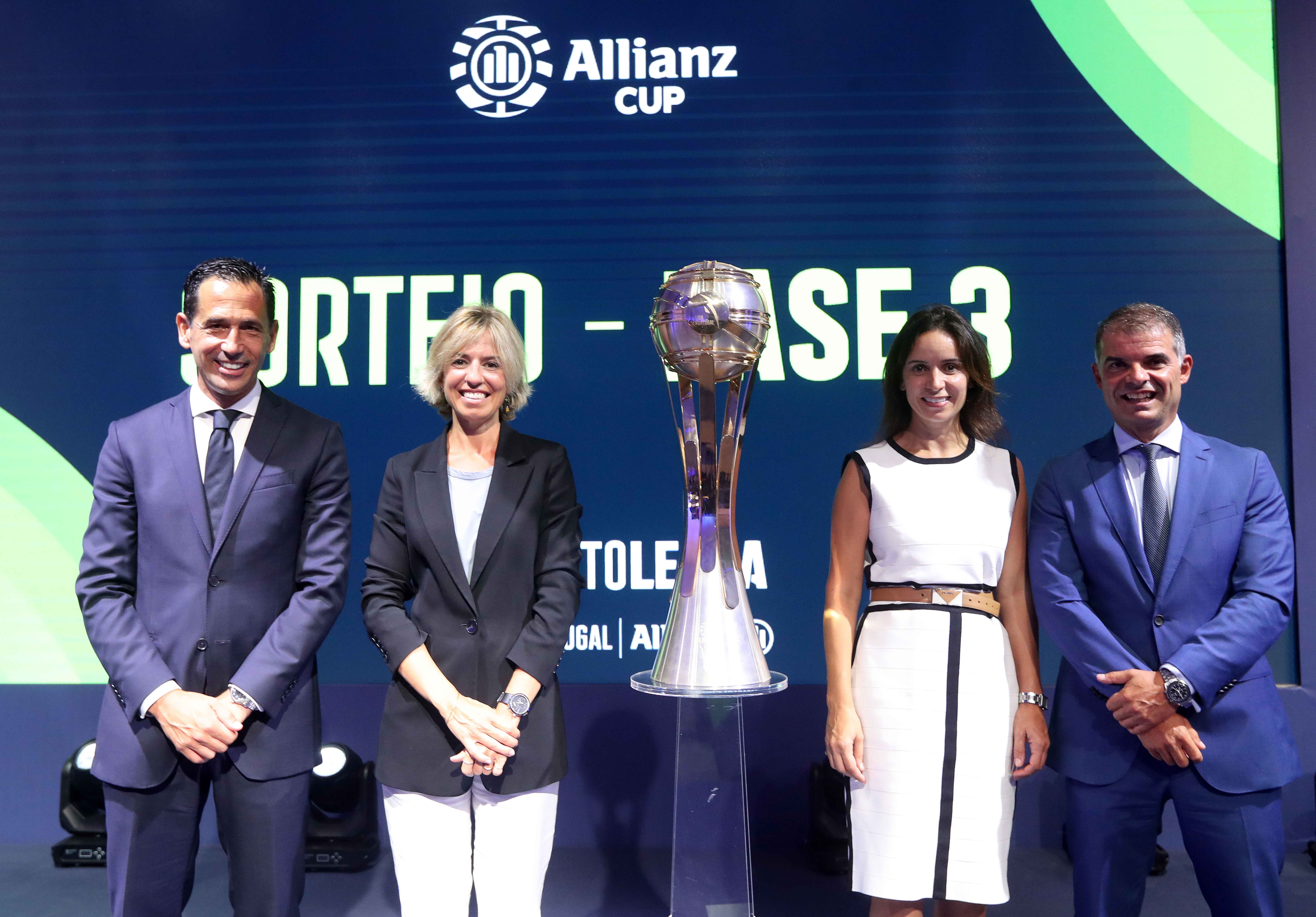 Conhecidos os grupos da terceira fase da Allianz CUP