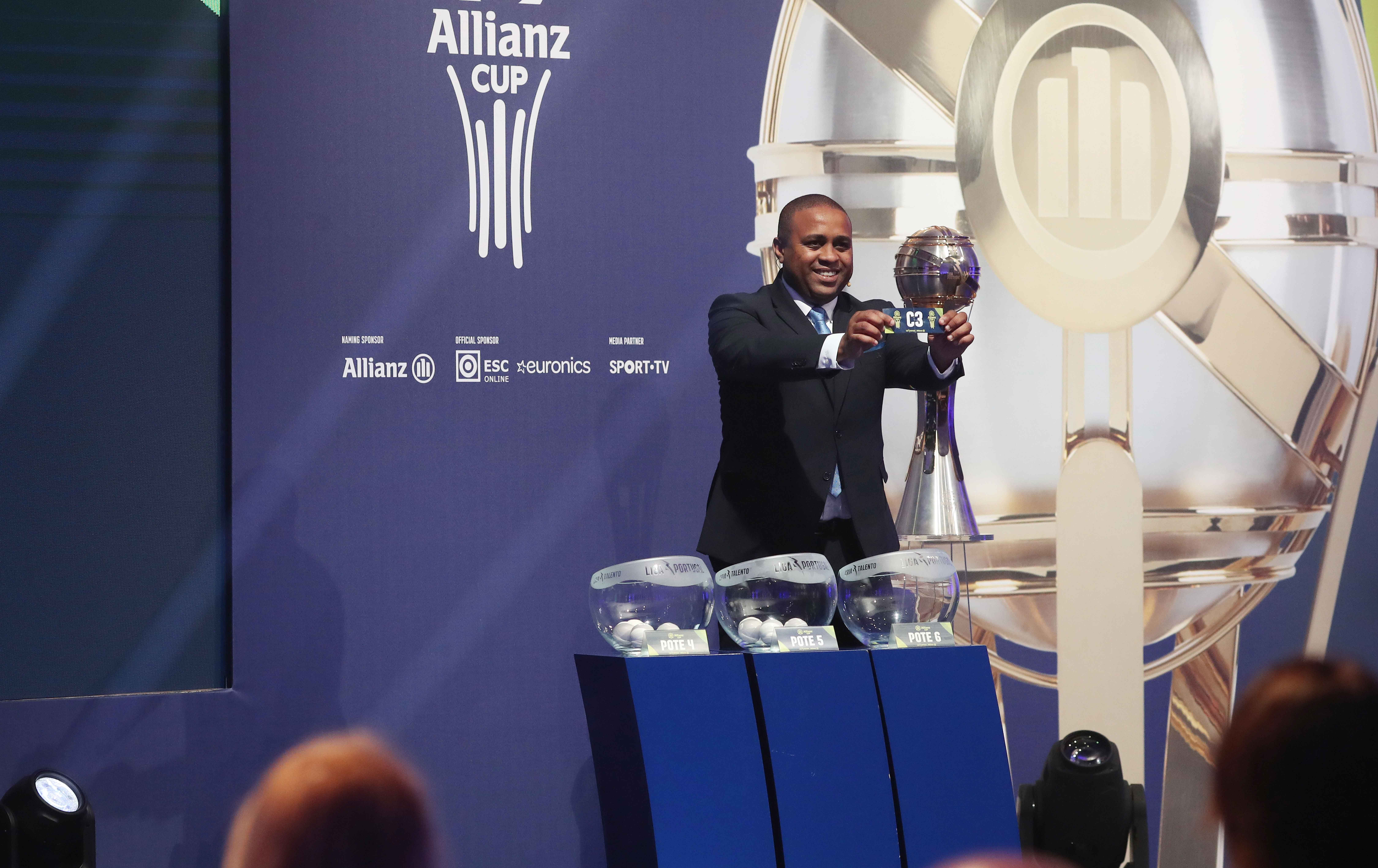 Conhecidos os grupos da terceira fase da Allianz CUP
