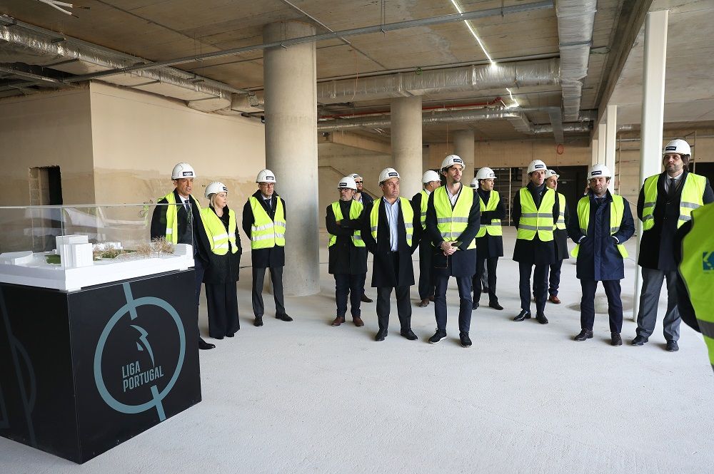 Direção visita obras da Arena Liga Portugal