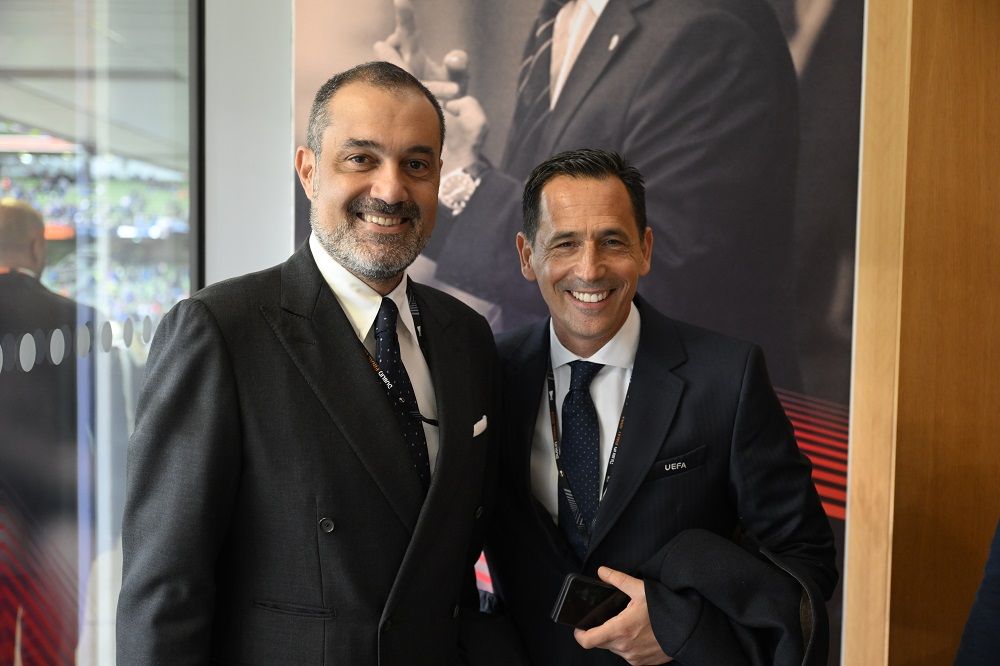 Pedro Proença na final da UEFA Europa League