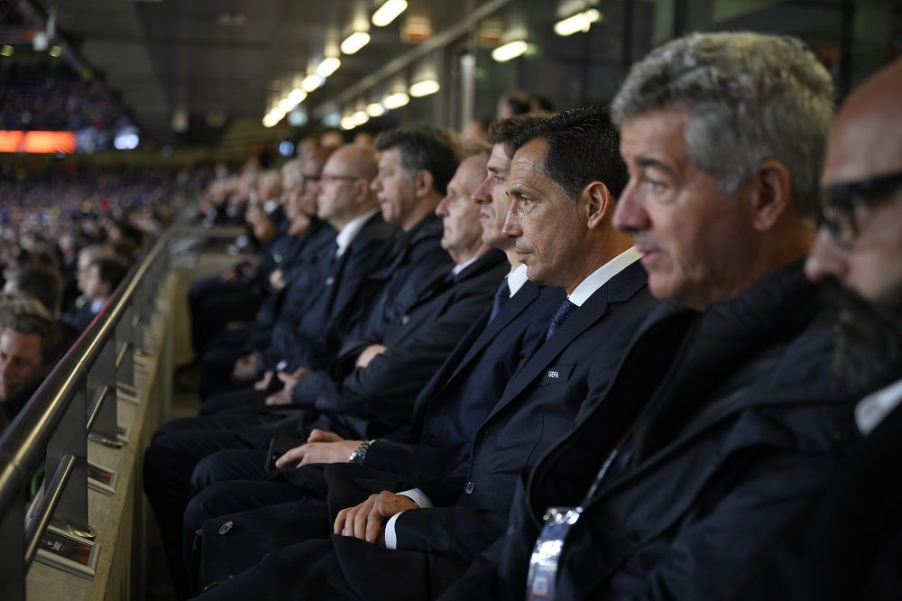 Pedro Proença na final da UEFA Europa League