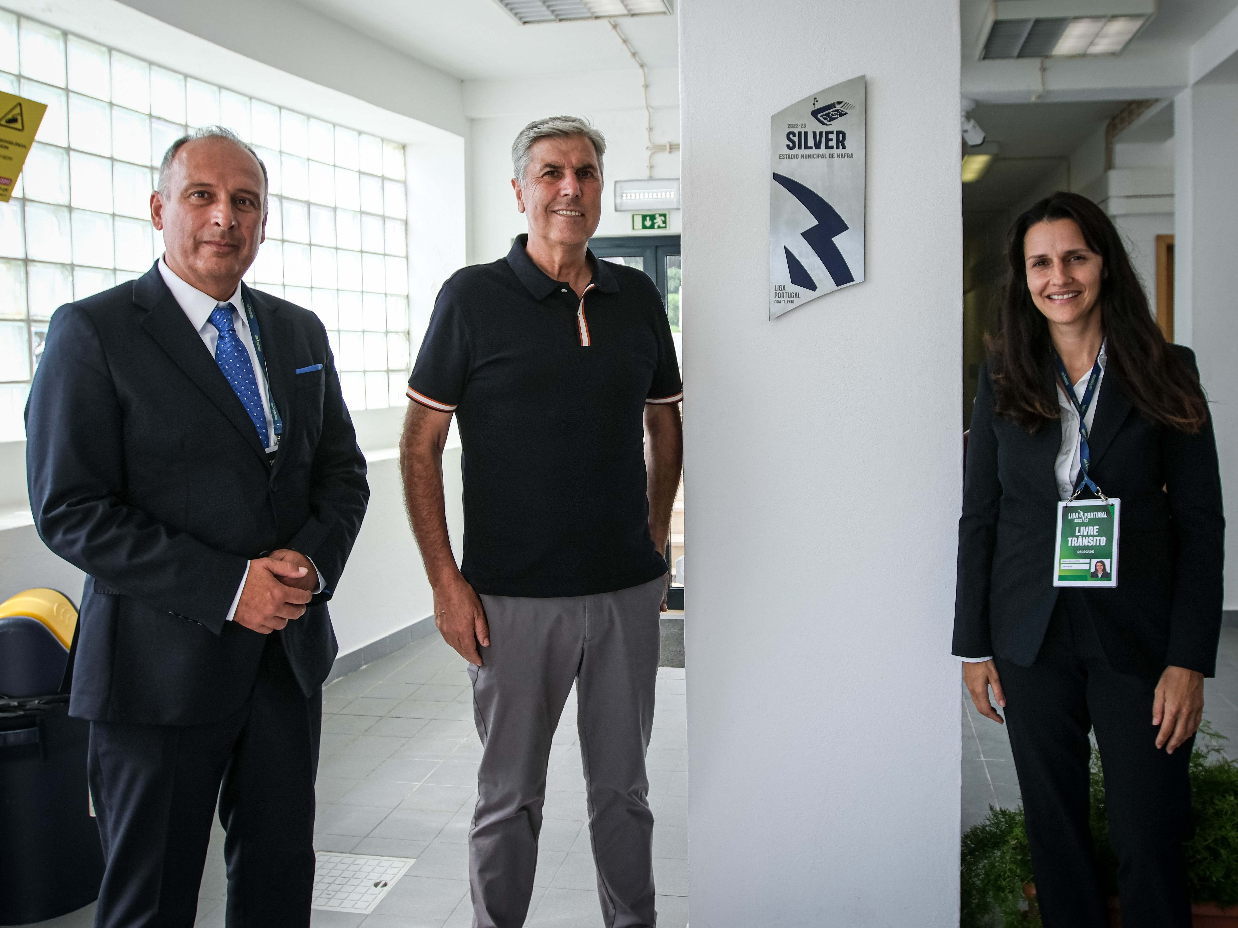 Liga Portugal entregou placas de certificação de estádios