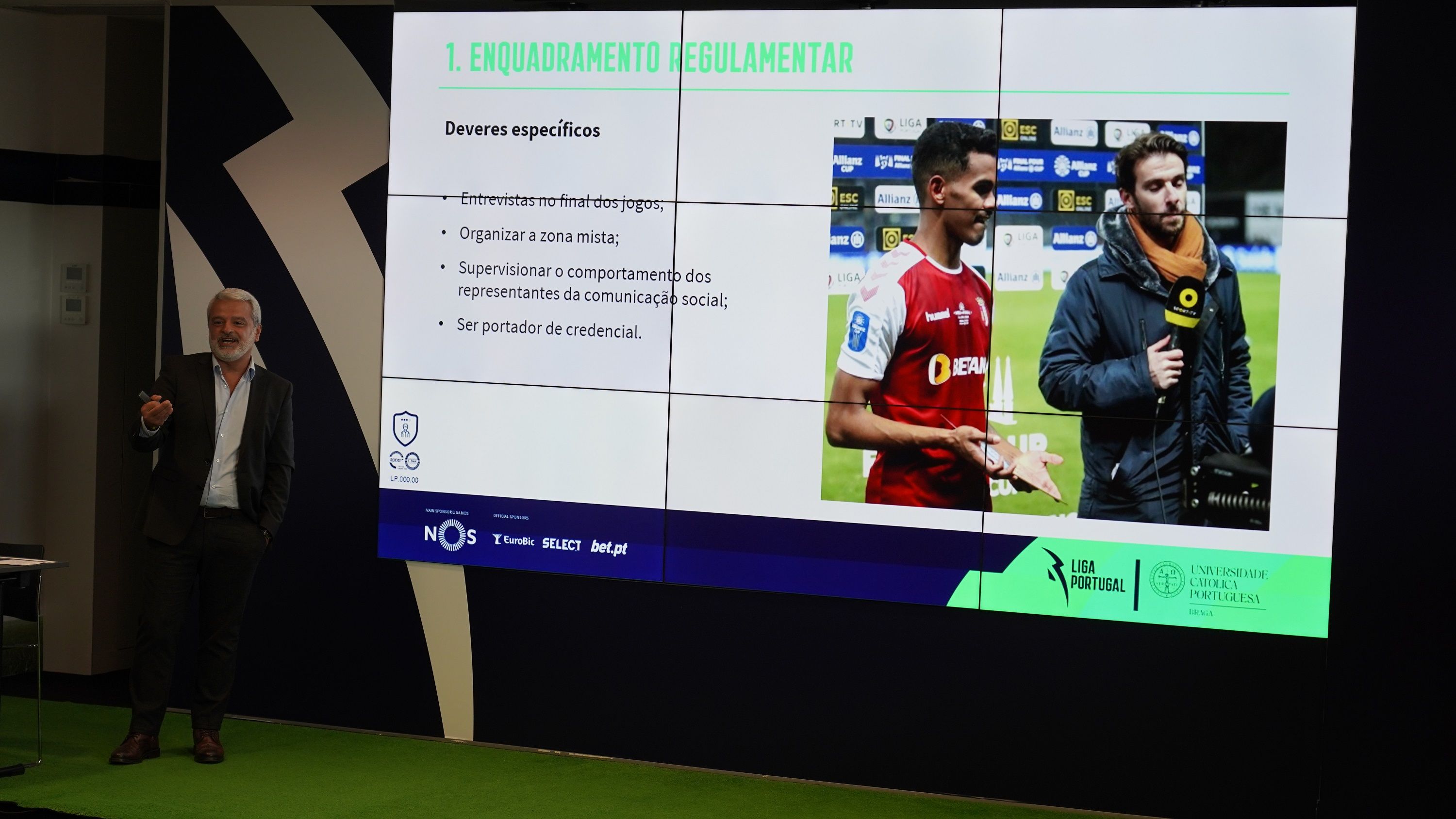 Rui Cerqueira e João Moreira lecionam em “Comunicação no Futebol Profissional”
