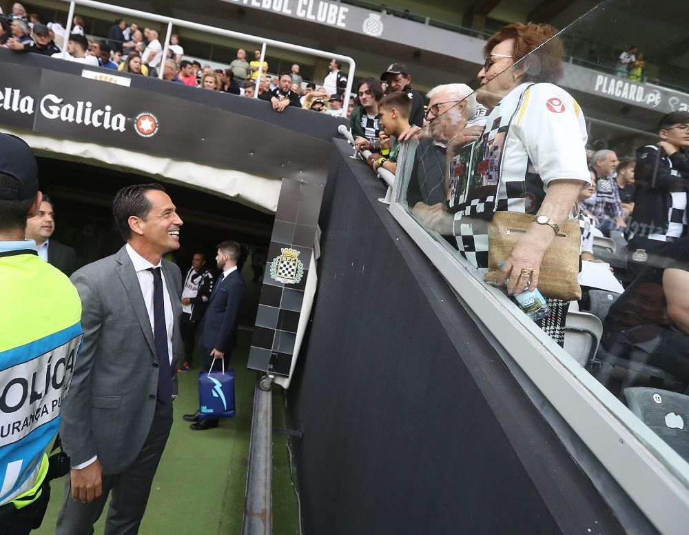 Presidente da Liga Portugal na festa de despedida de Rafael Bracali