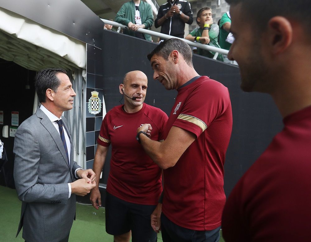 Presidente da Liga Portugal na festa de despedida de Rafael Bracali