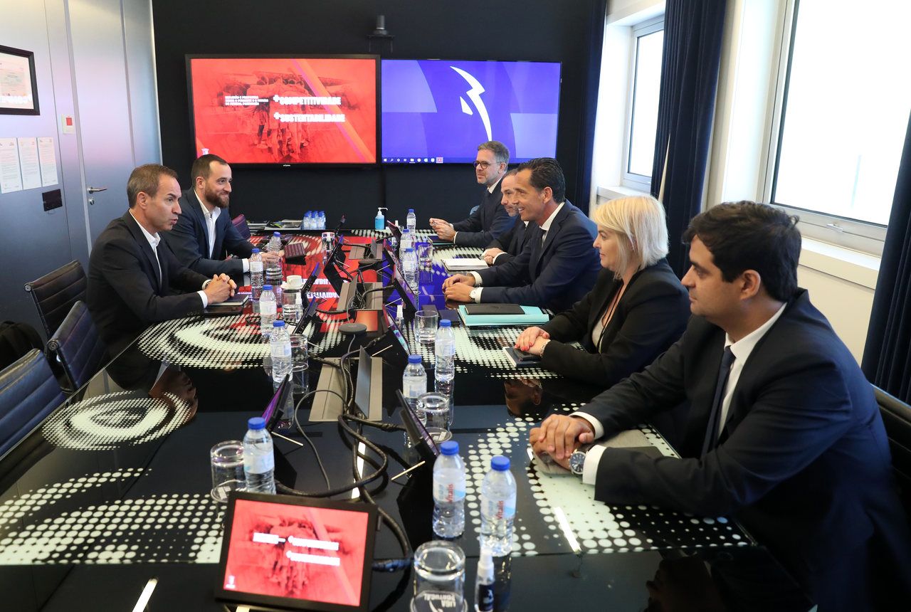 Pedro Proença recebeu António Salvador