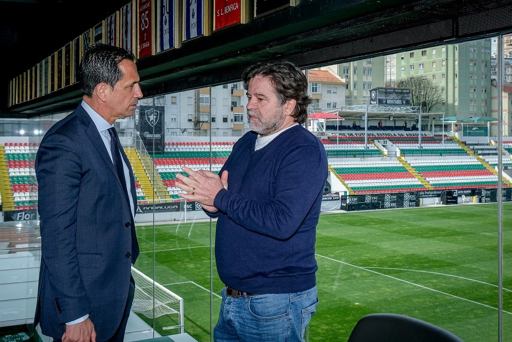 Pedro Proença visita recinto do Estrela Amadora
