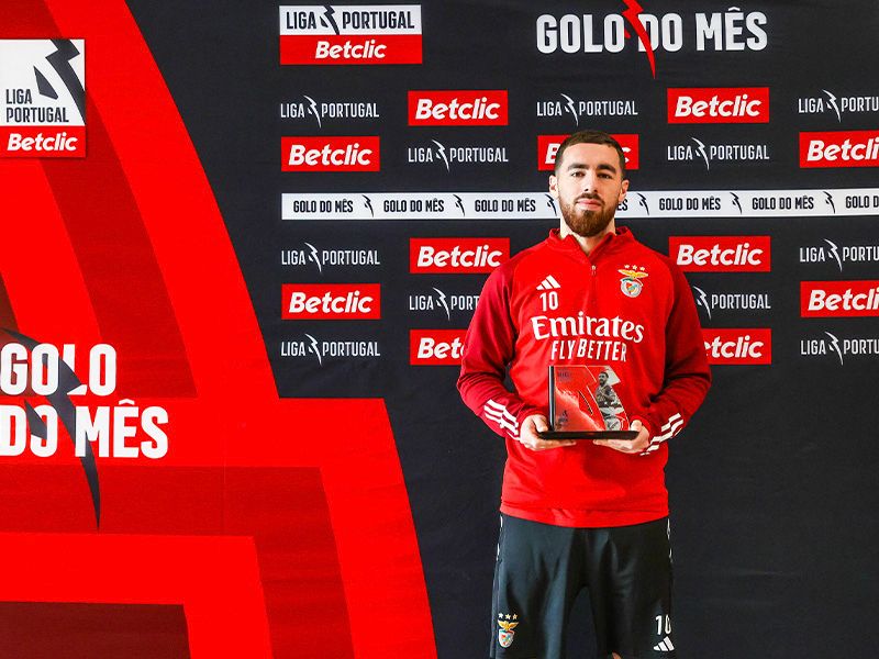 Prémios entregues aos jogadores do SL Benfica