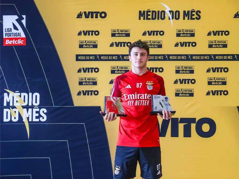 Prémios entregues aos jogadores do SL Benfica