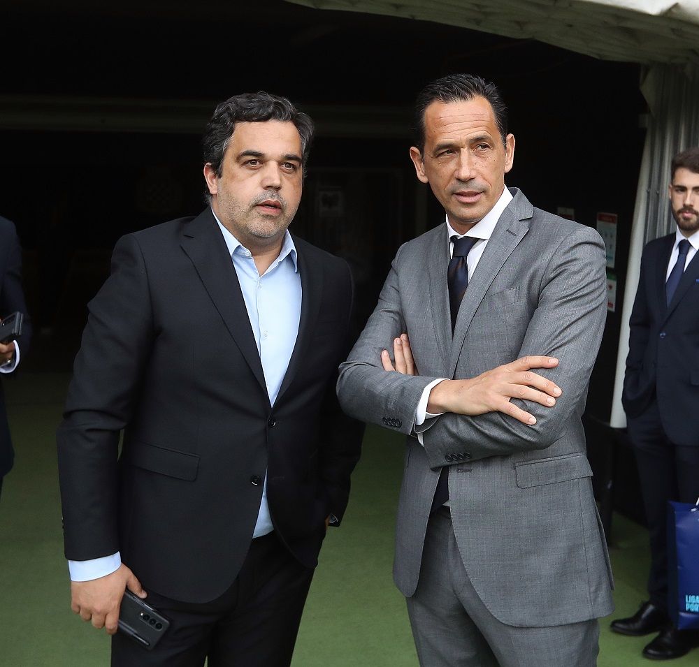 Presidente da Liga Portugal na festa de despedida de Rafael Bracali