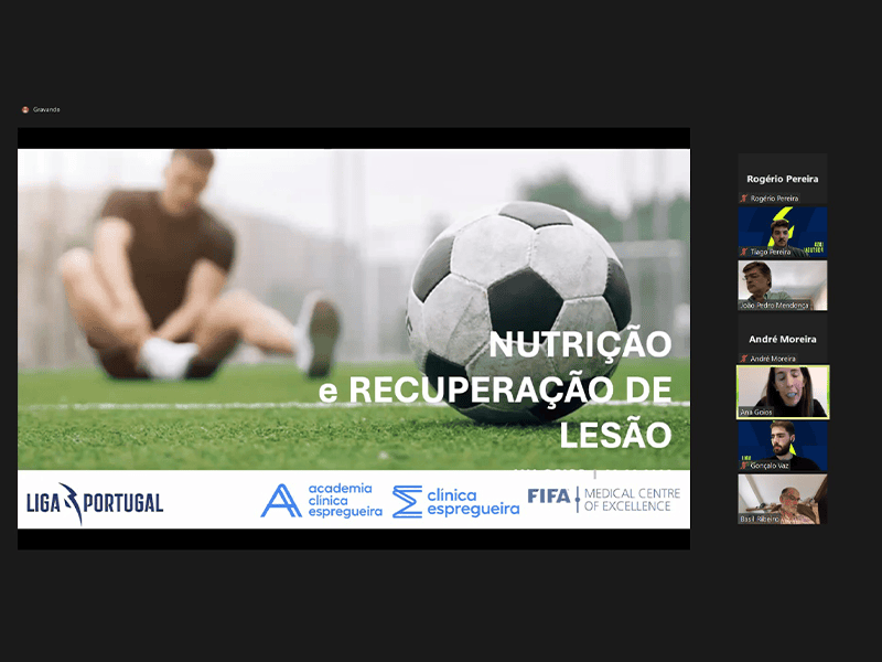 Workshop “Nutrição e Recuperação de Lesão” promovido pela Liga Portugal