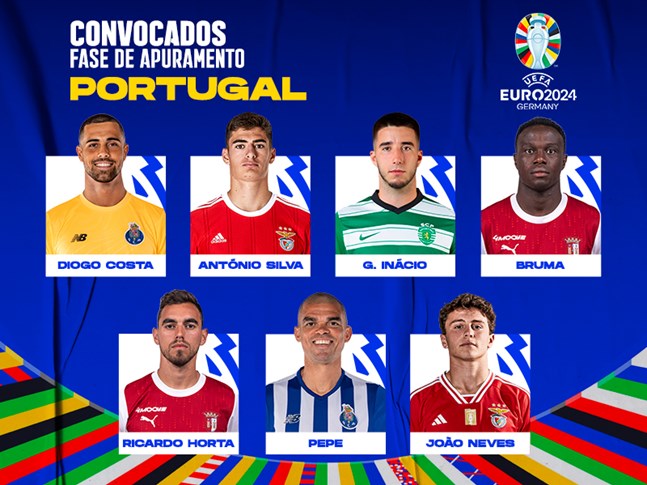 Euro 2024: os convocados de Portugal para os próximos dois jogos - SIC  Notícias
